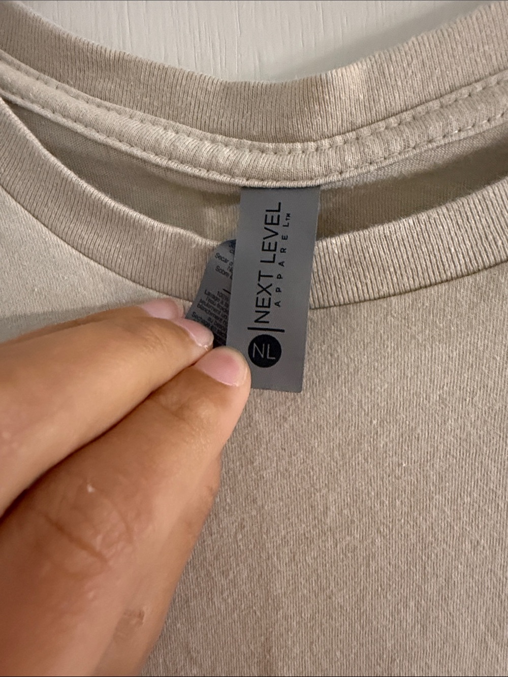 Women’s Kameron Marlowe Short Sleeve T-Shirt - Beige - Picture 3 of 5